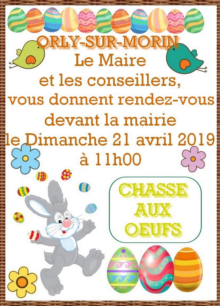 Chasse aux oeufs de Pâques